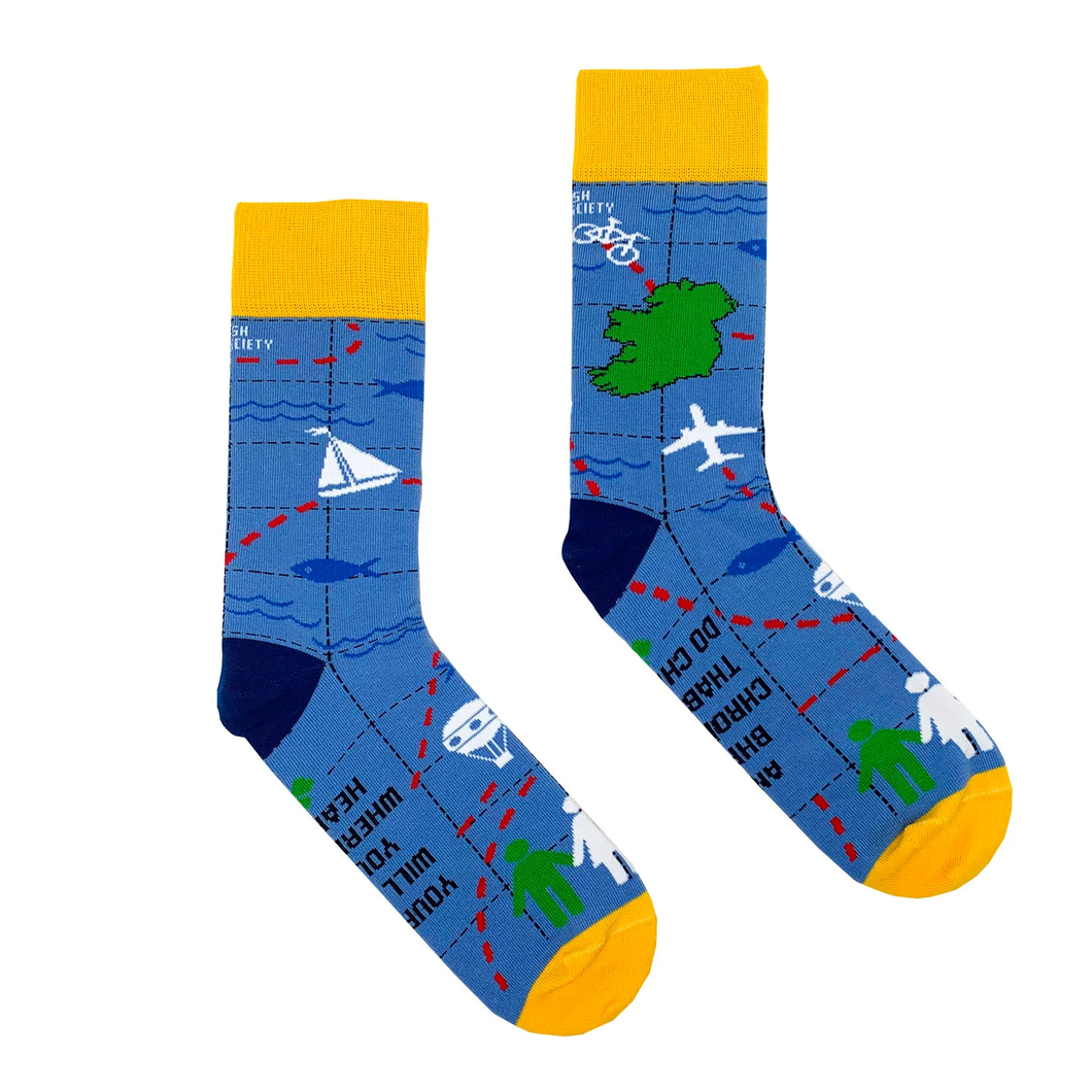 There is no place like home- Irish Language Socks
