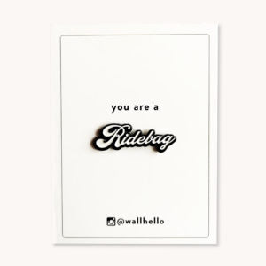 Ridebag – soft enamel pin badge