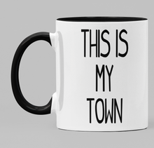 Load image into Gallery viewer, Swear Mug Custom Quirky Funny Irish Waterford Mugs This is my town swearmug.com
