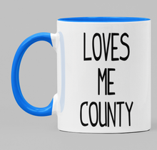 Load image into Gallery viewer, Swear Mug Custom Quirky Funny Irish Waterford Mugs Loves me county swearmug.com
