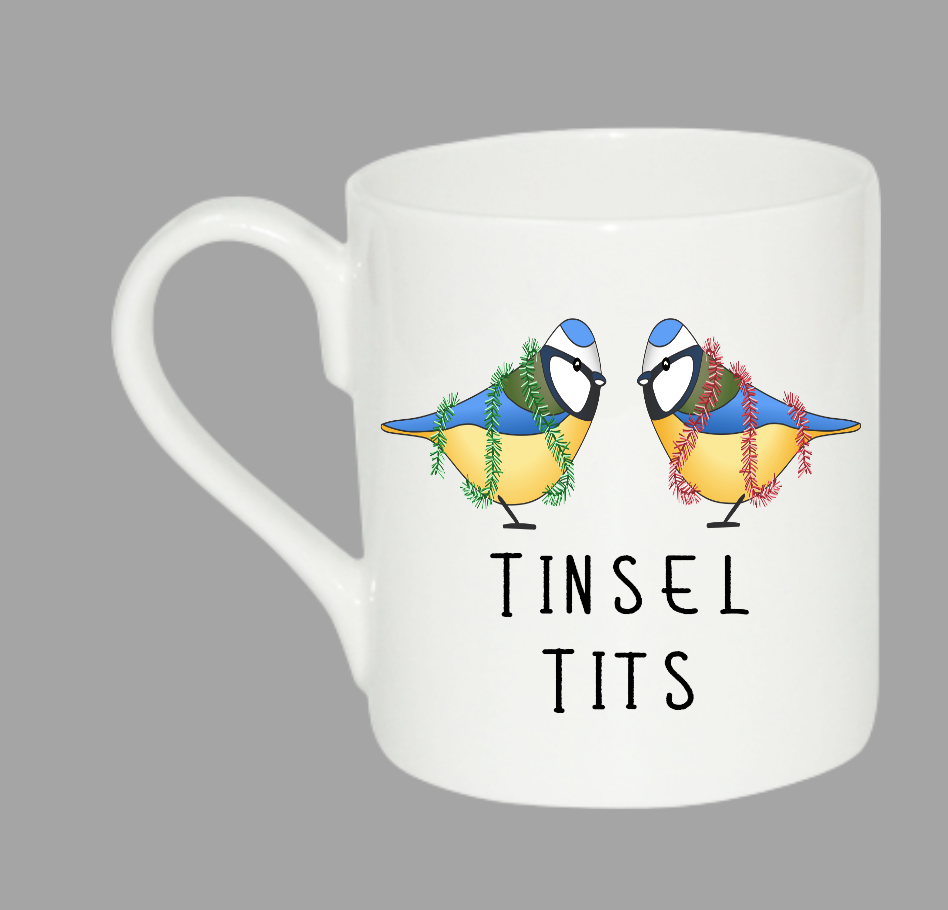 Tinsel Tits - Bone China