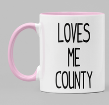 Load image into Gallery viewer, Swear Mug Custom Quirky Funny Irish Waterford Mugs Loves me county swearmug.com
