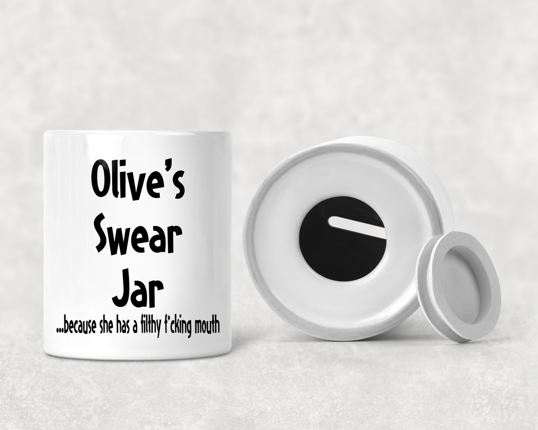 Personalised Swear Jar