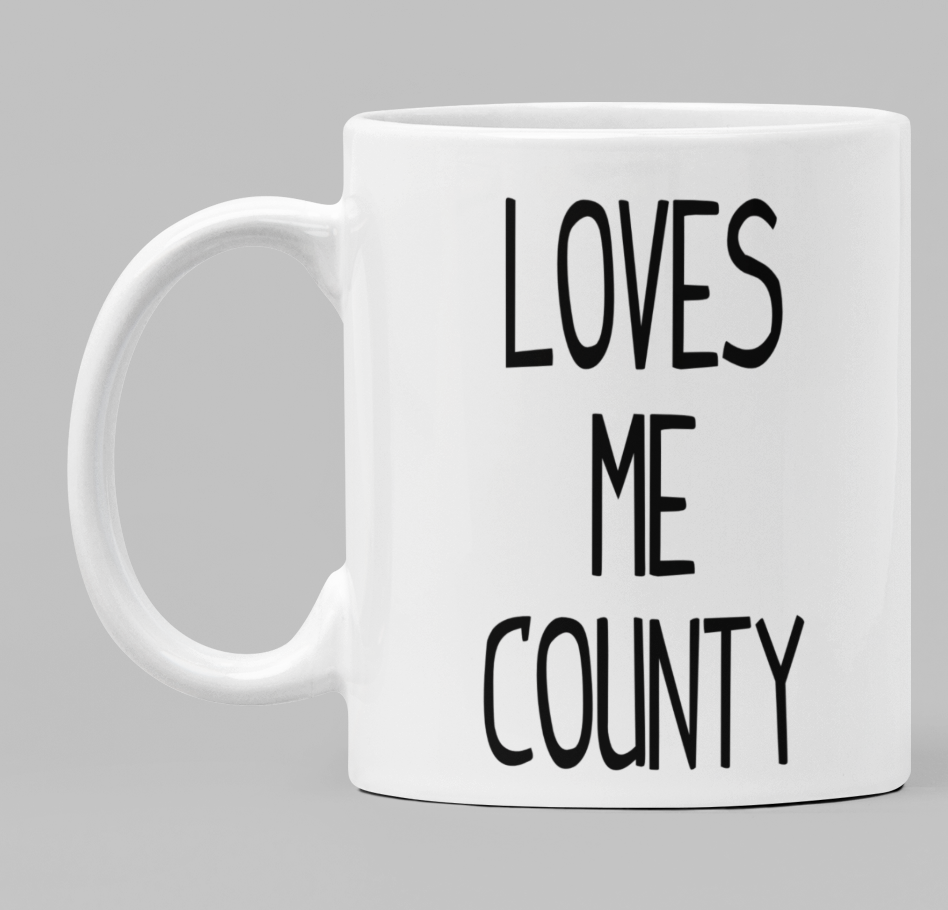Swear Mug Custom Quirky Funny Irish Waterford Mugs Loves me county swearmug.com